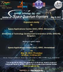 Seminar on Space Quantum Frontiers on May 19 2022