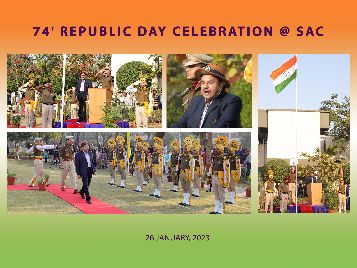 74th Republic Day Celebrations at SAC, Ahmedabad